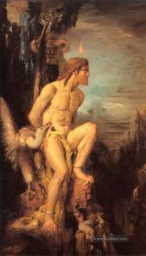  Gustave Malerei - Prometheus Symbolismus biblischen Gustave Moreau mythologischen